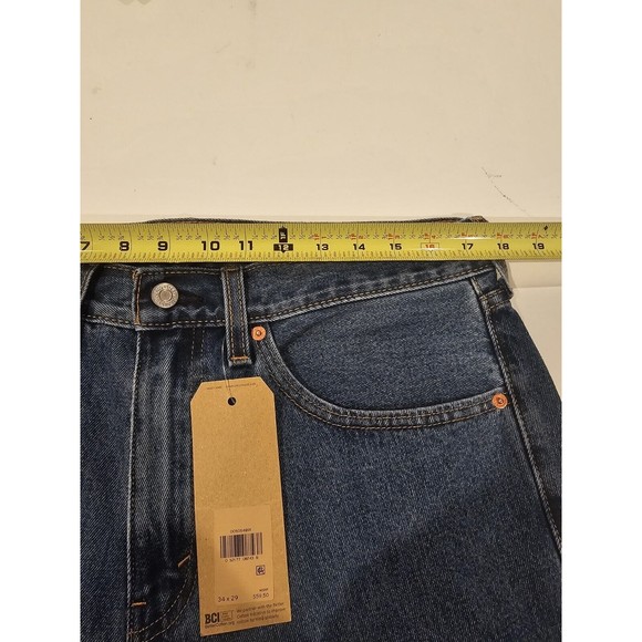 Levi's 505 Men's 505-4891 Regular Extra Room,  Straight Leg jeans Blue 34wx30 - Picture 7 of 11